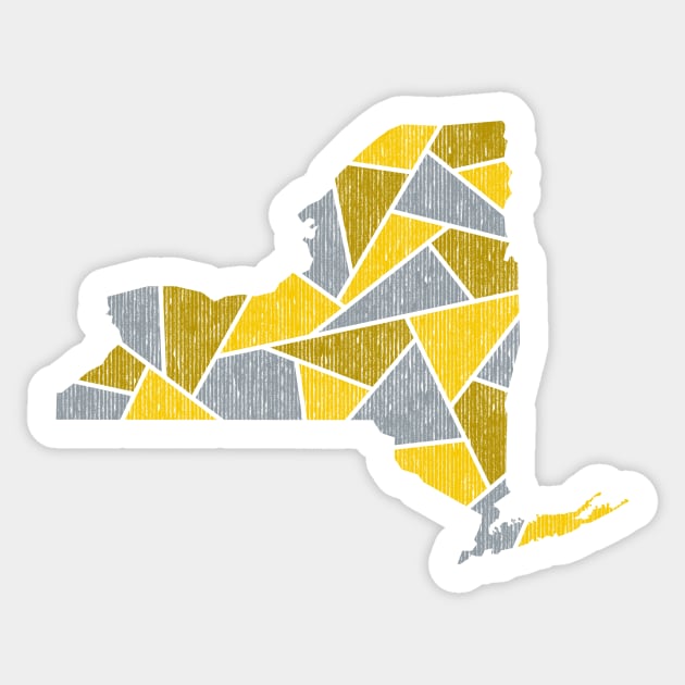 New York Mosaic - Hey Taxi Sticker by dSyndicate